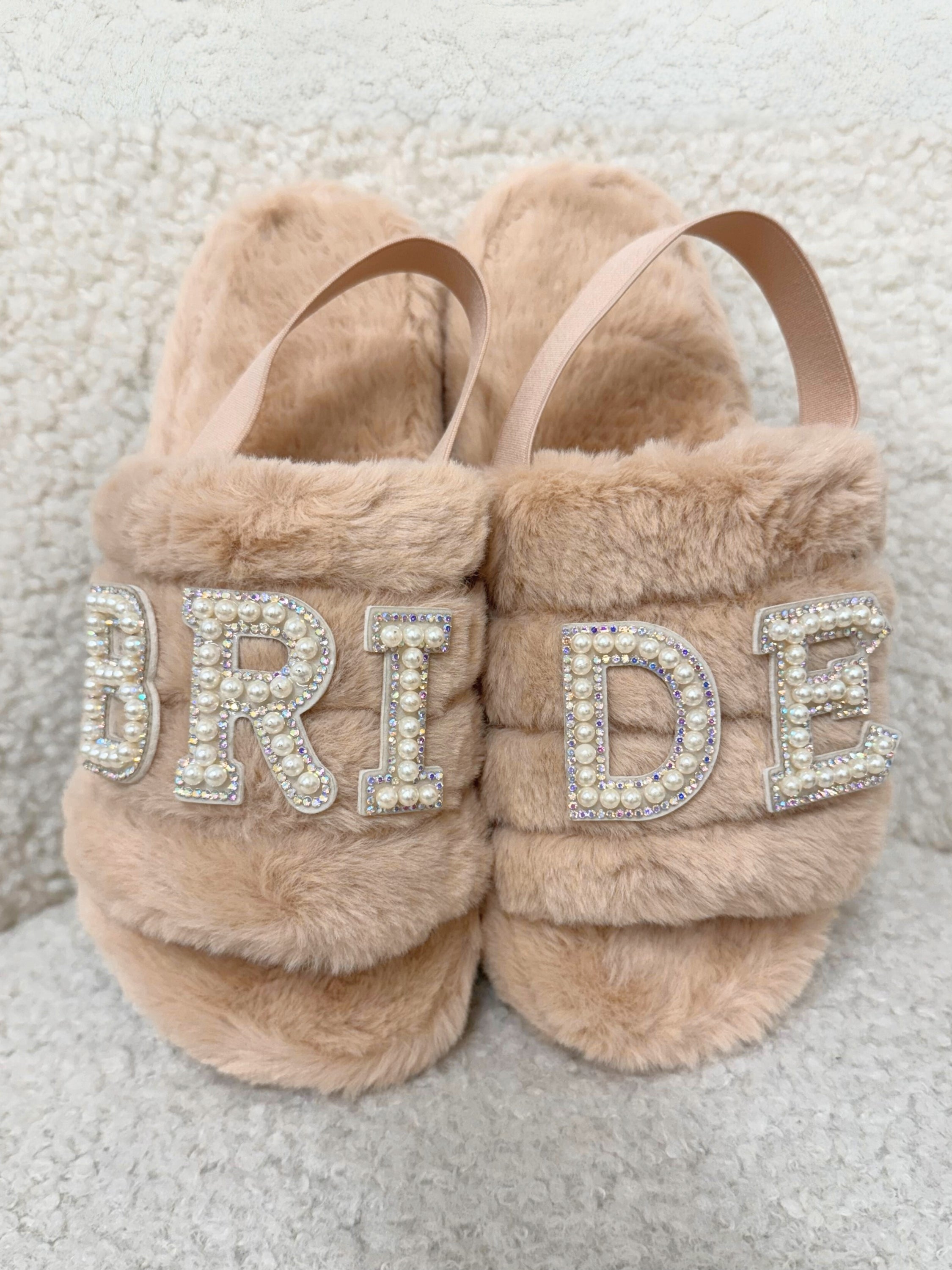 BRIDE Sling Back Slippers in Nude