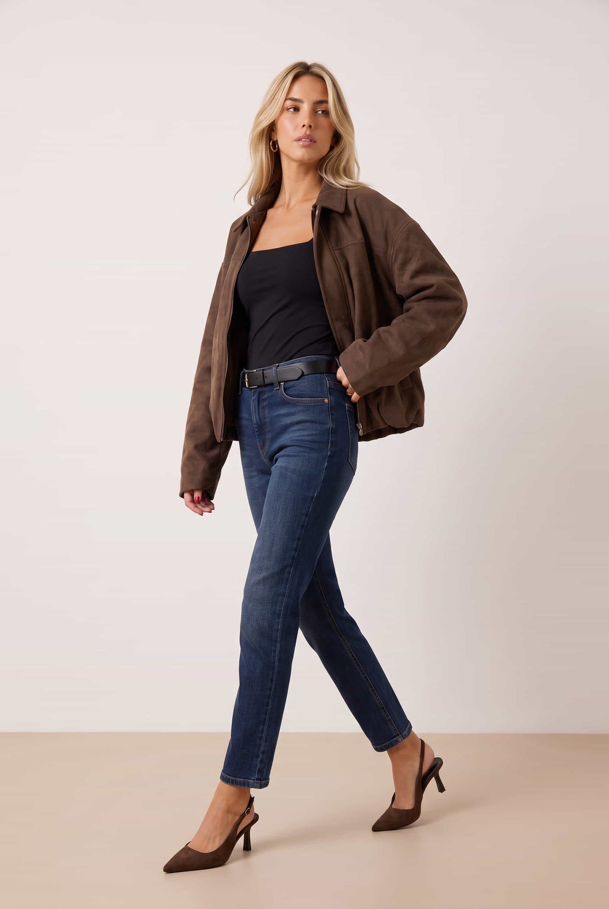 Faux Suede Jacket