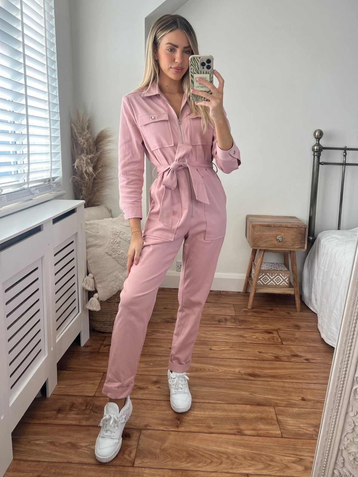 Pink Utility Jumpsuit | Emma Jumpsuit