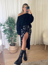 Sequin Wrap Midi Skirt | Beau Wrap Midi Skirt / Sequin Star