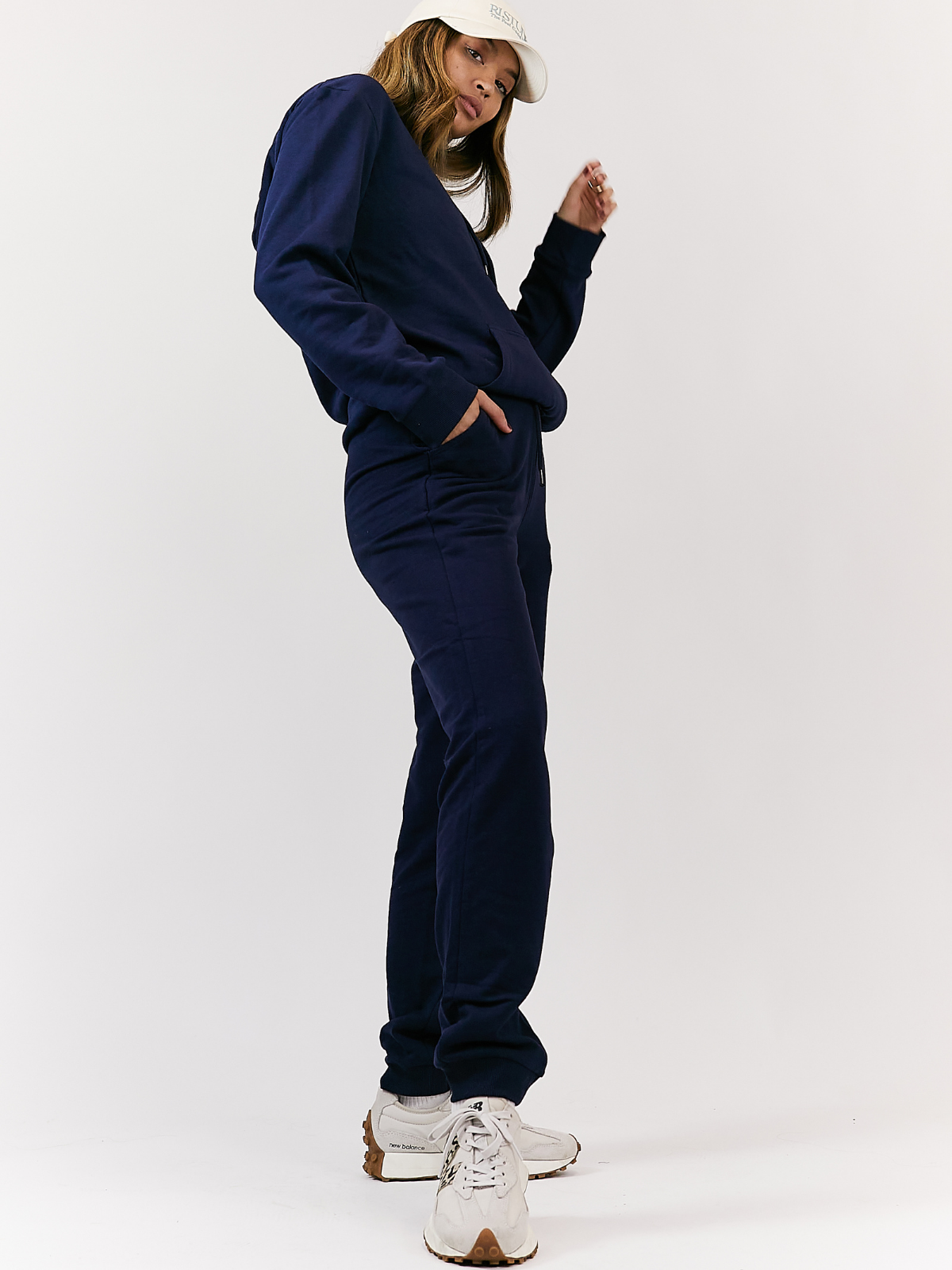 Navy blue tracksuit hot sale womens