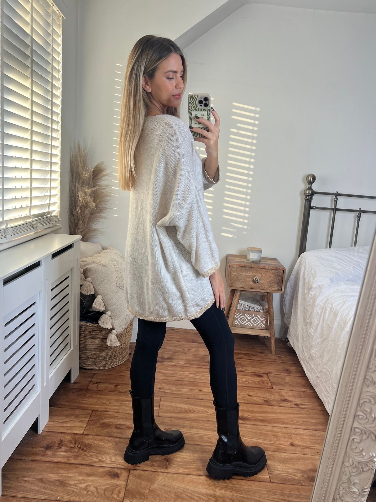 Celeste Star Jumper / Beige