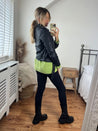 Black Faux Leather Biker Jacket