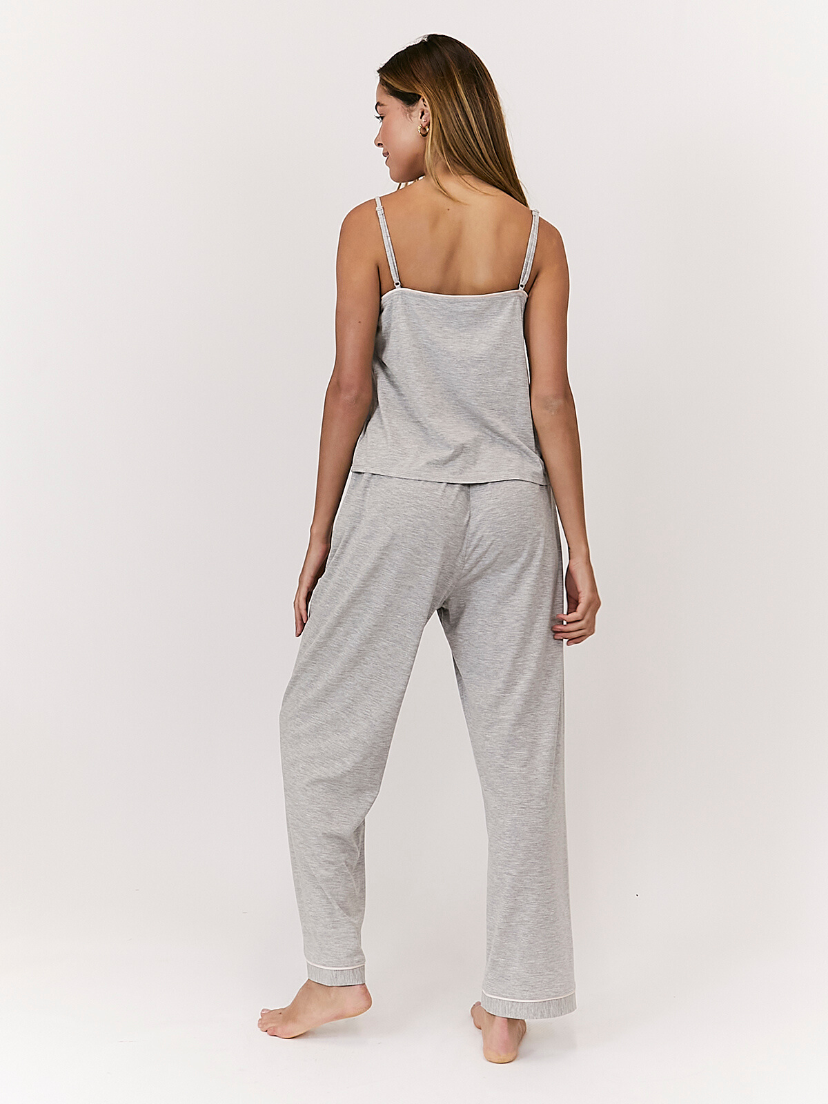 Pippa Jersey Pyjama Trousers in Grey - Mix & Match