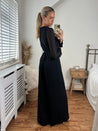 Black Long Sleeve Jumpsuit