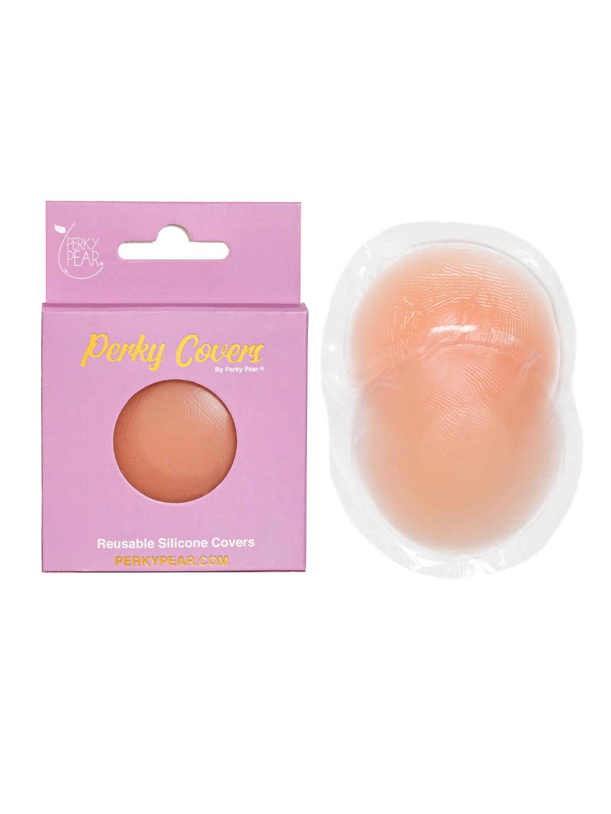 Perky Pear Reusable Silicone Nipple covers / Beige