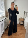 Black Long Sleeve Jumpsuit