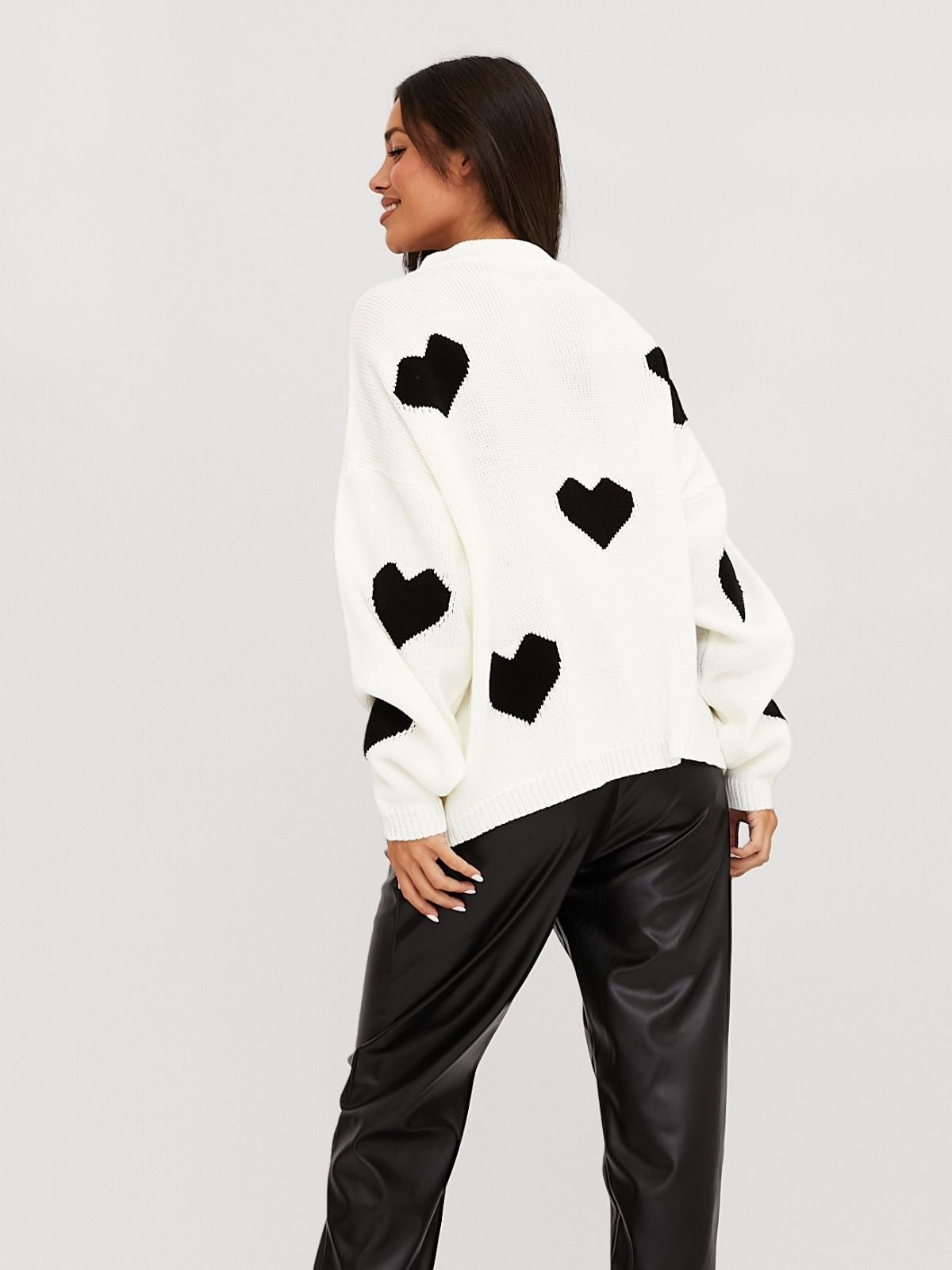 Heart Print Jumper