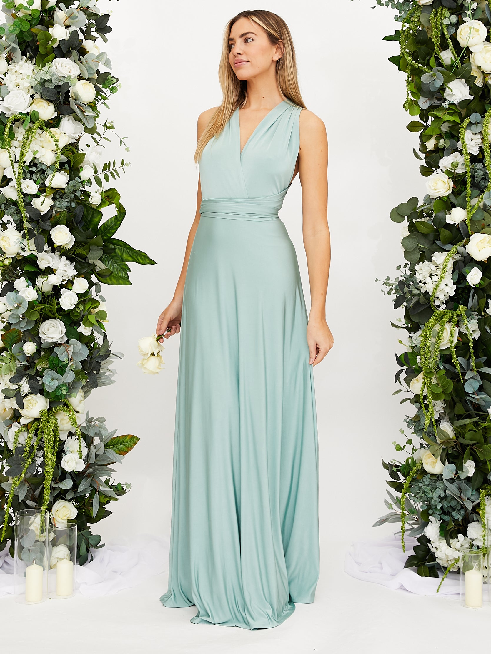 Sage Green Multiway Bridesmaid Dress