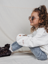 Mimi Children's Unisex Personalised White Star Hoodie – Style Cheat