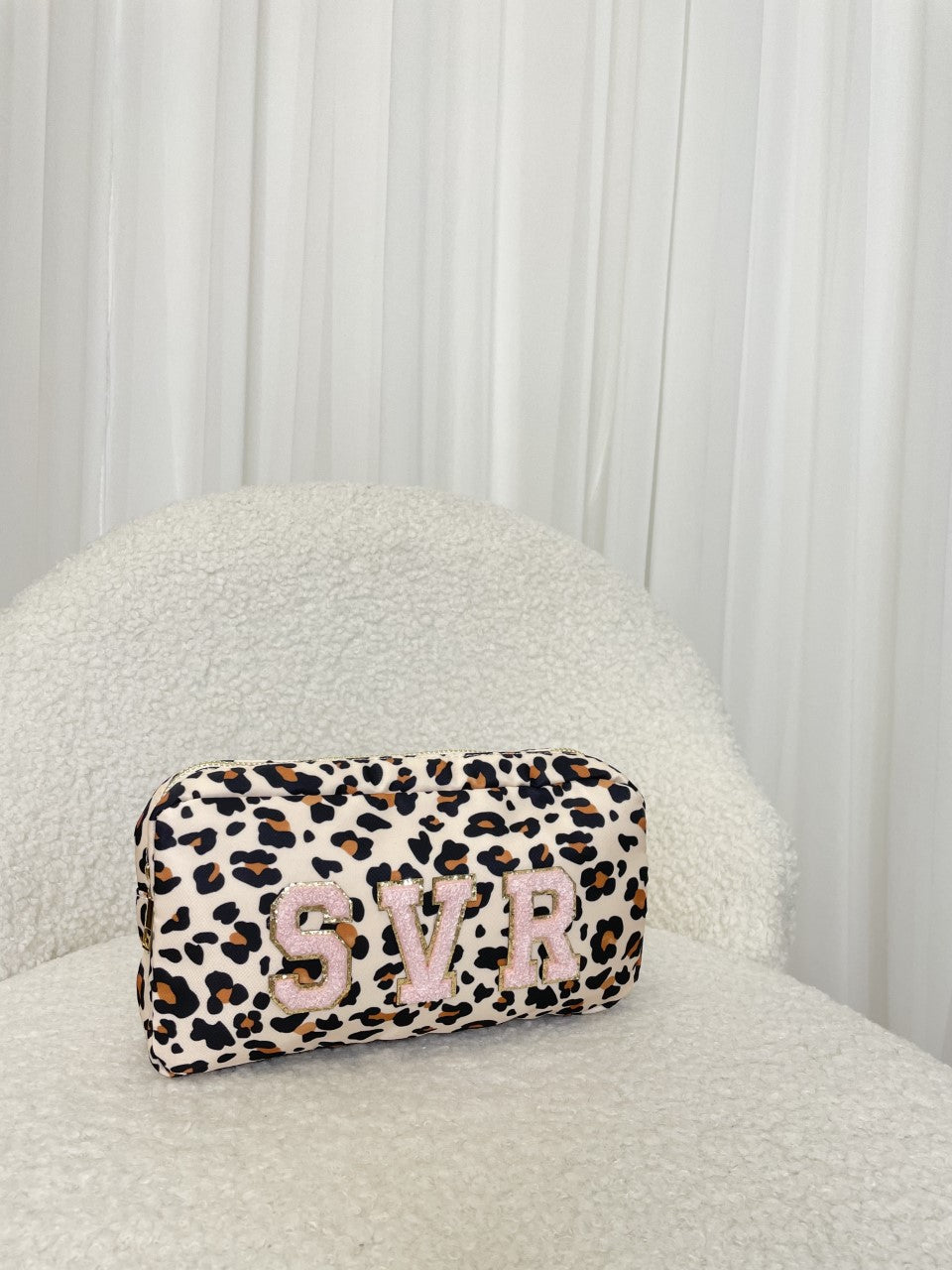 Personalised Pouch in Leopard