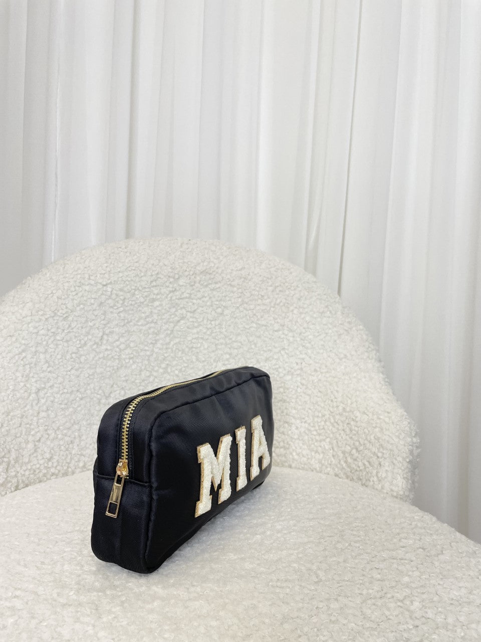 Personalised Pouch in Black Aurora Small Nylon Pouch – Style Cheat