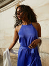 Cobalt Blue Halter Dress