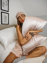 Pink Silk Pillowcase | Blush Pillowcase 100% Mulberry Silk