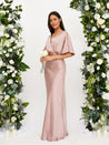 Pink Maxi Bridesmaid Dress
