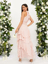 Pink Chiffon Bridesmaid Dress