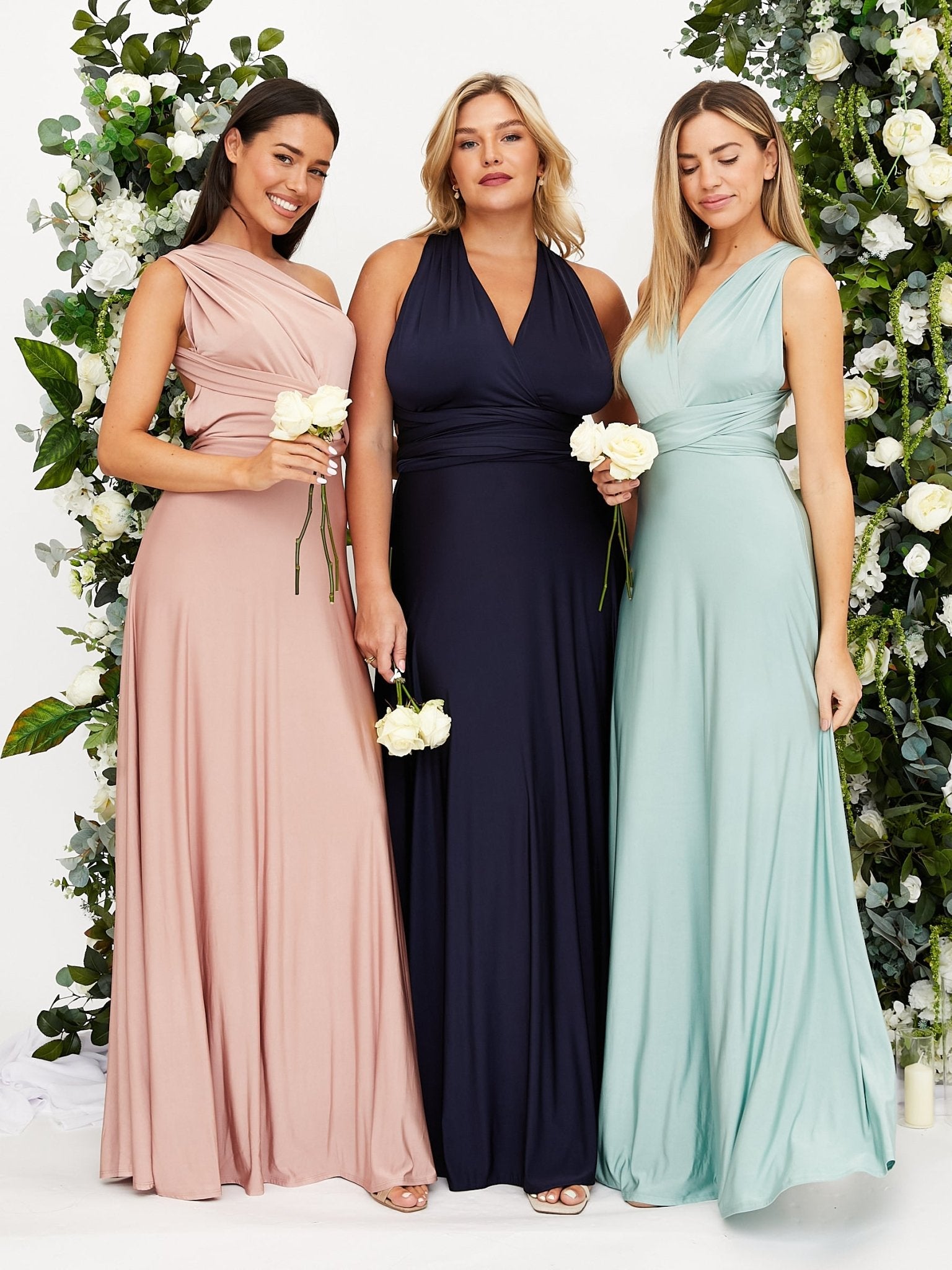 Multi-way Slinky Maxi Dress / Navy Style Cheat Multi-way Slinky Maxi Dress / Navy Style Cheat
