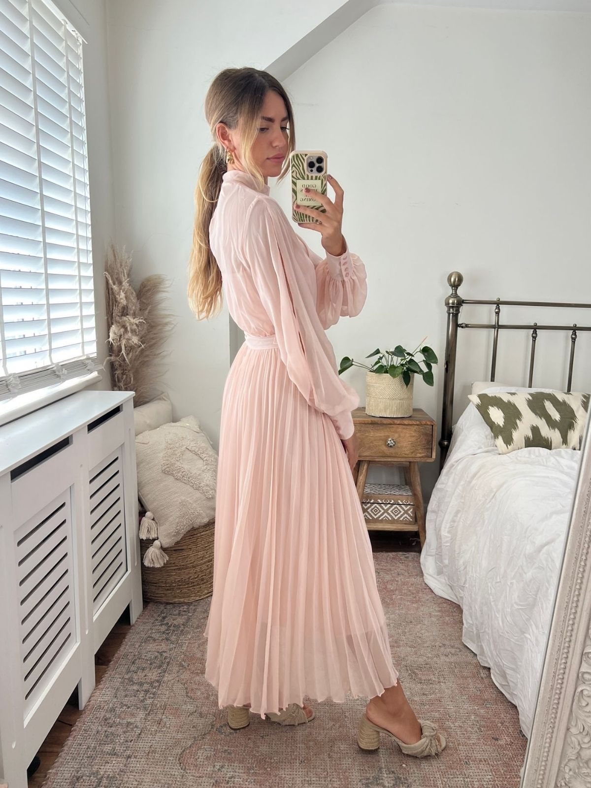 blush pink angeline dress Angeline Maxi Dress Blush Bloom - Love Lolina