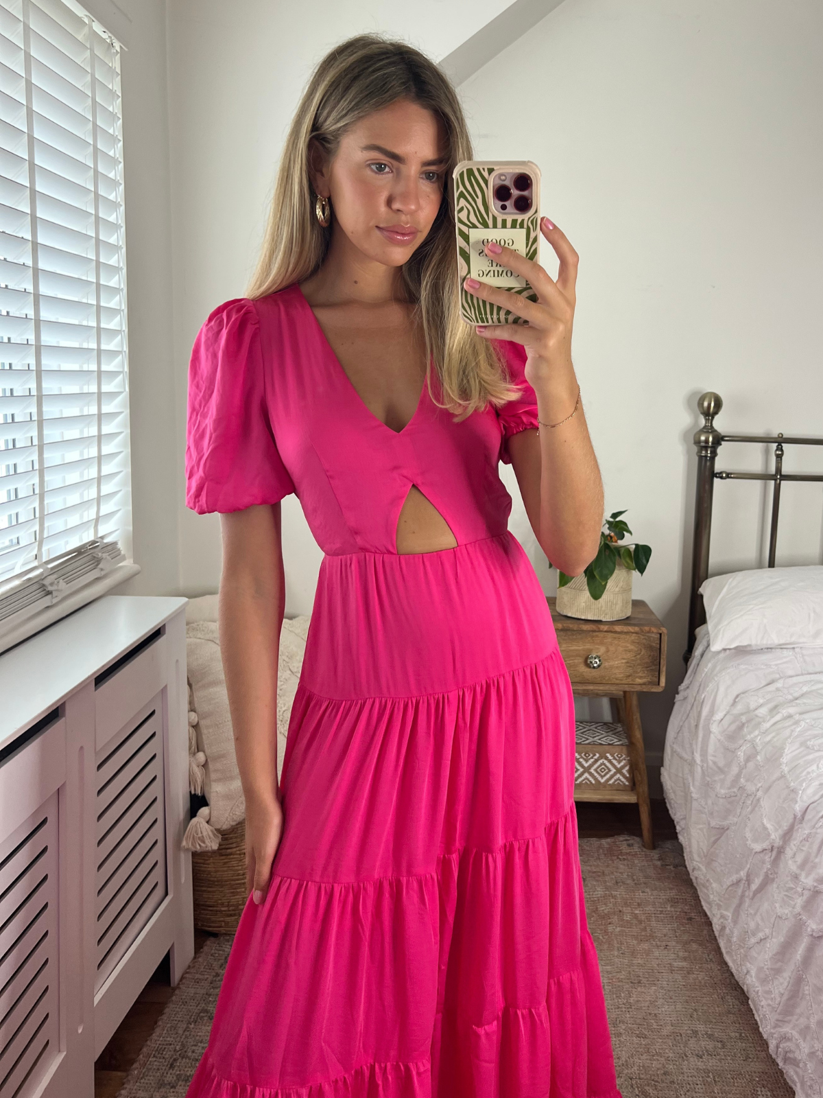 Pink Cutout Dress