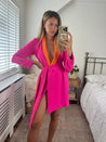 Pink Colourblock Blazer Dress